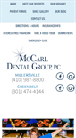Mobile Screenshot of mccarldental.com